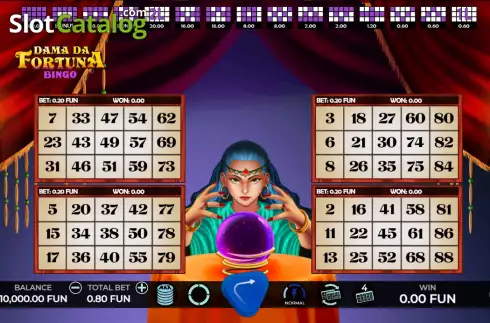 Скрин2. Dama da Fortuna Bingo слот