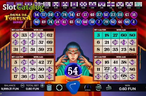 Скрин4. Dama da Fortuna Bingo слот