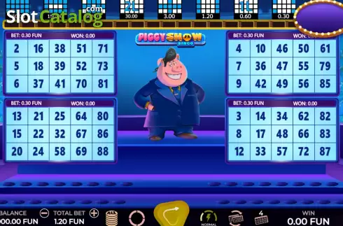 Скрин2. Piggy Show Bingo слот