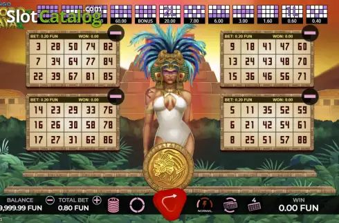 Скрин2. Bingo Tesoro Maya слот