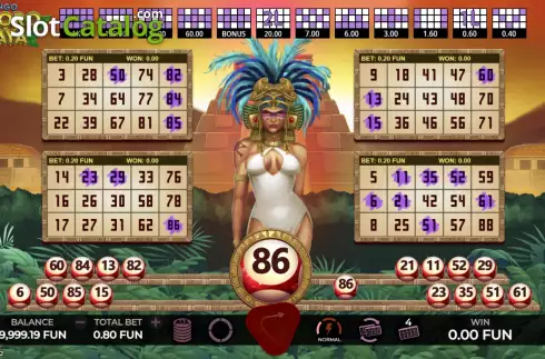 Скрин3. Bingo Tesoro Maya слот