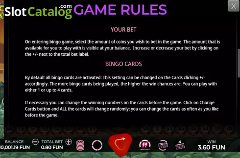 Скрин7. Bingo Tesoro Maya слот