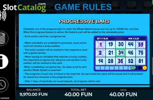 Скрин8. @Whale Bingo слот