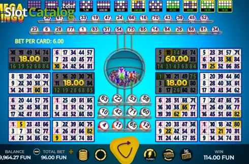 Скрин3. Mega Bingo слот
