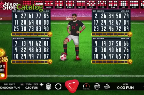 Скрин2. Blaze Futebol Bingo слот