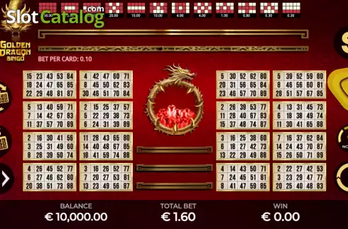 Скрин2. Golden Dragon Bingo слот