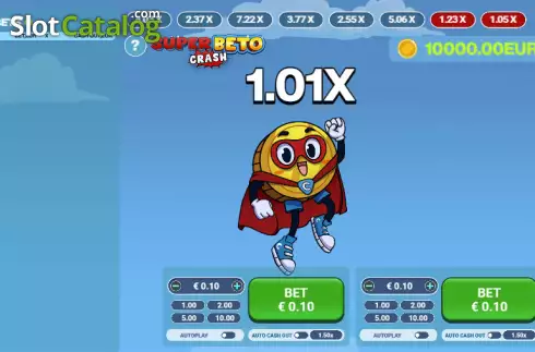 Скрин2. Super Beto Crash слот