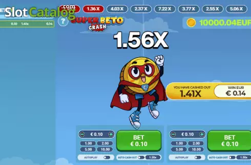 Скрин3. Super Beto Crash слот
