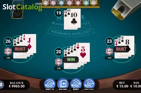 Скрин2. Blackjack Royale слот