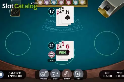 Скрин3. Blackjack Royale слот