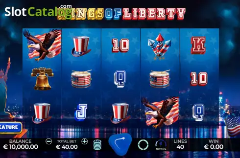 Скрин2. Wings of Liberty слот