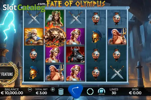 Скрин2. Fate of Olympus слот