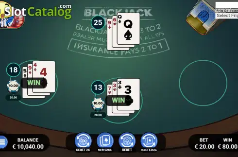 Скрин3. Blackjack Beto слот