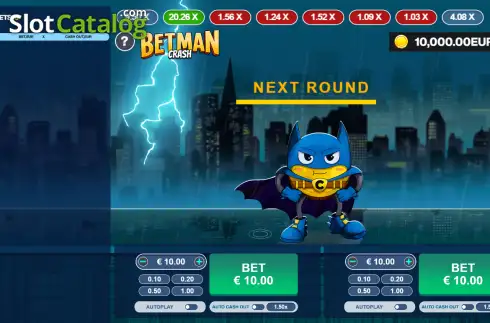 Скрин2. Betman Crash слот