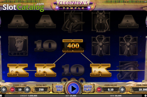 Скрин3. Cleopatras Temple слот