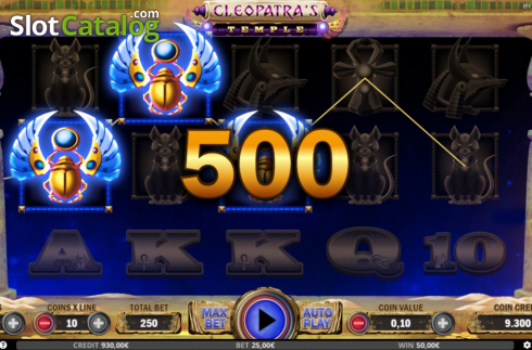 Скрин6. Cleopatras Temple слот