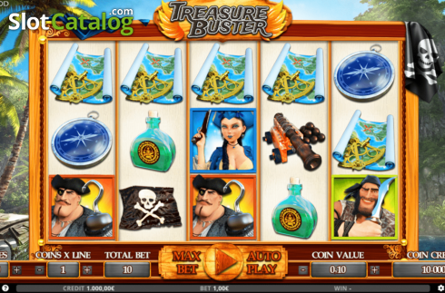 Скрин2. Treasure Buster слот