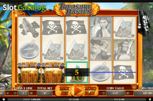 Скрин3. Treasure Buster слот