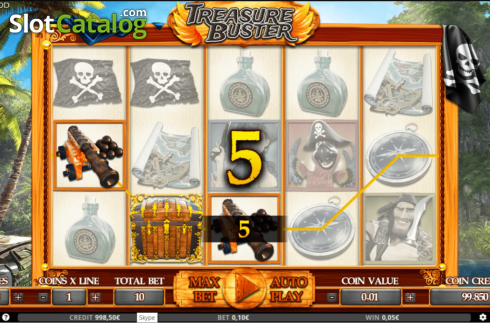 Скрин4. Treasure Buster слот