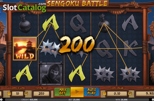 Скрин4. Sengoku Battle слот