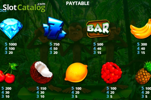 Скрин6. 3 Monkeys (Capecod Gaming) слот