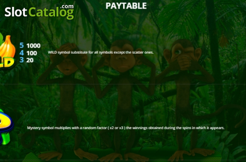 Скрин7. 3 Monkeys (Capecod Gaming) слот