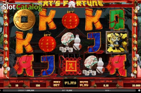 Скрин2. Cats Fortune слот