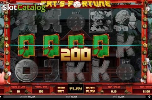 Скрин4. Cats Fortune слот