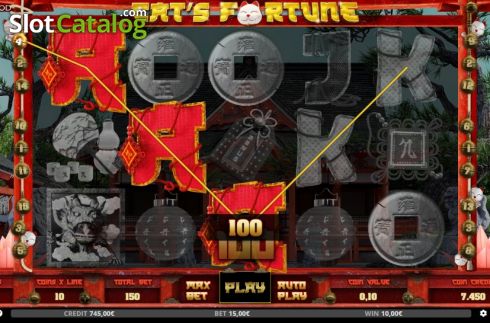 Скрин5. Cats Fortune слот