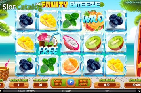 Скрин2. Fruity Breeze слот