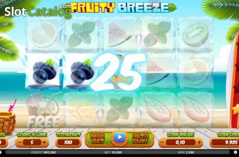 Скрин3. Fruity Breeze слот