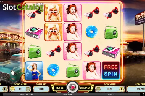 Скрин2. Pin Up Dinner слот