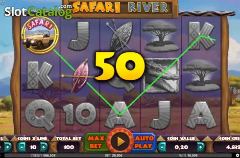 Скрин4. Safari River слот