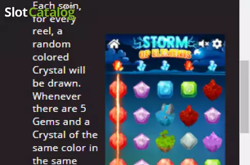 Скрин5. Storm of Elements слот