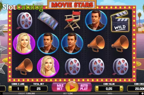 Скрин2. Movie Stars слот