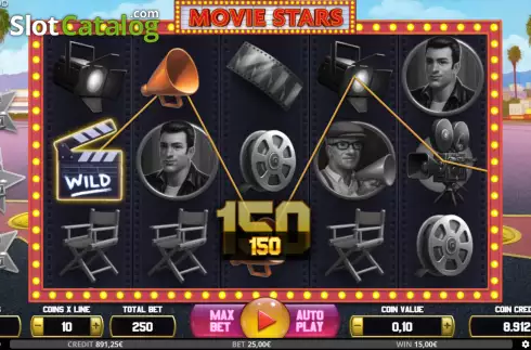 Скрин4. Movie Stars слот