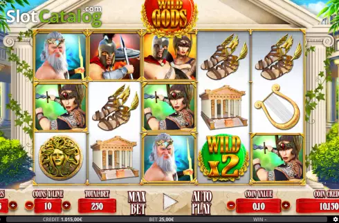 Скрин2. Wild Gods (Capecod Gaming) слот
