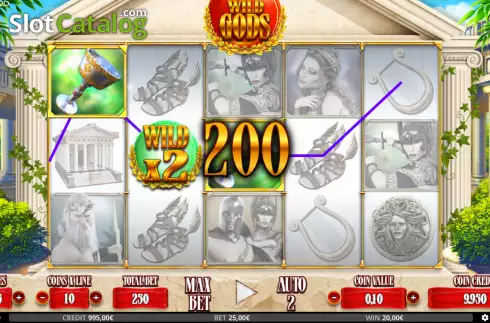 Скрин3. Wild Gods (Capecod Gaming) слот