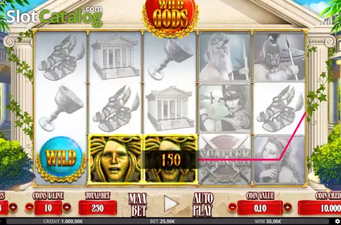 Скрин4. Wild Gods (Capecod Gaming) слот