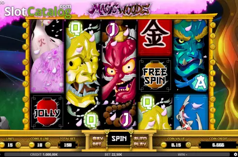 Скрин2. Magic Woods слот