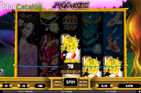 Скрин3. Magic Woods слот