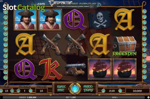 Скрин2. Captain Bloodgold слот
