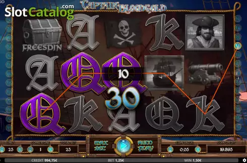 Скрин4. Captain Bloodgold слот