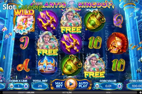 Скрин2. Atlantis Kingdom слот