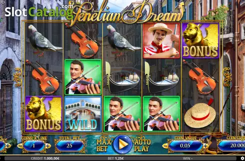 Скрин2. Venetian Dream слот