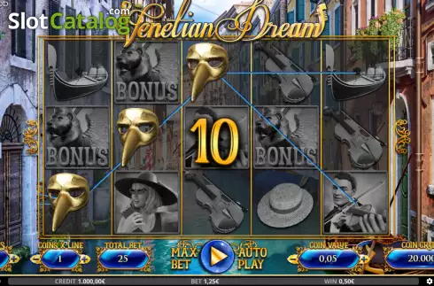 Скрин4. Venetian Dream слот