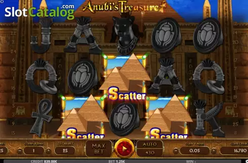 Скрин5. Anubi's Treasure слот