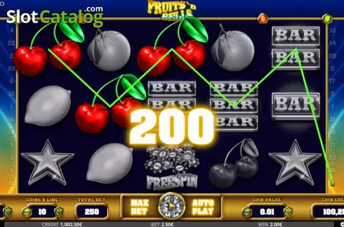 Скрин3. Fruits N Bells слот