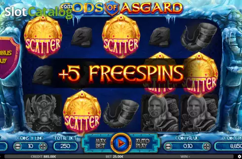 Скрин4. Gods of Asgard слот