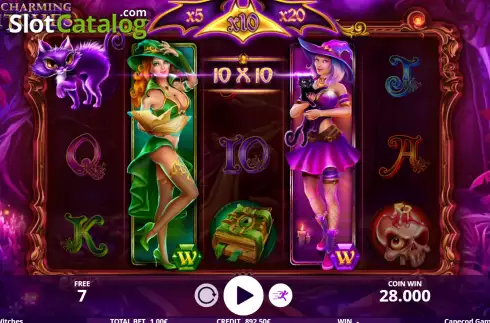 Скрин7. Charming Witches слот